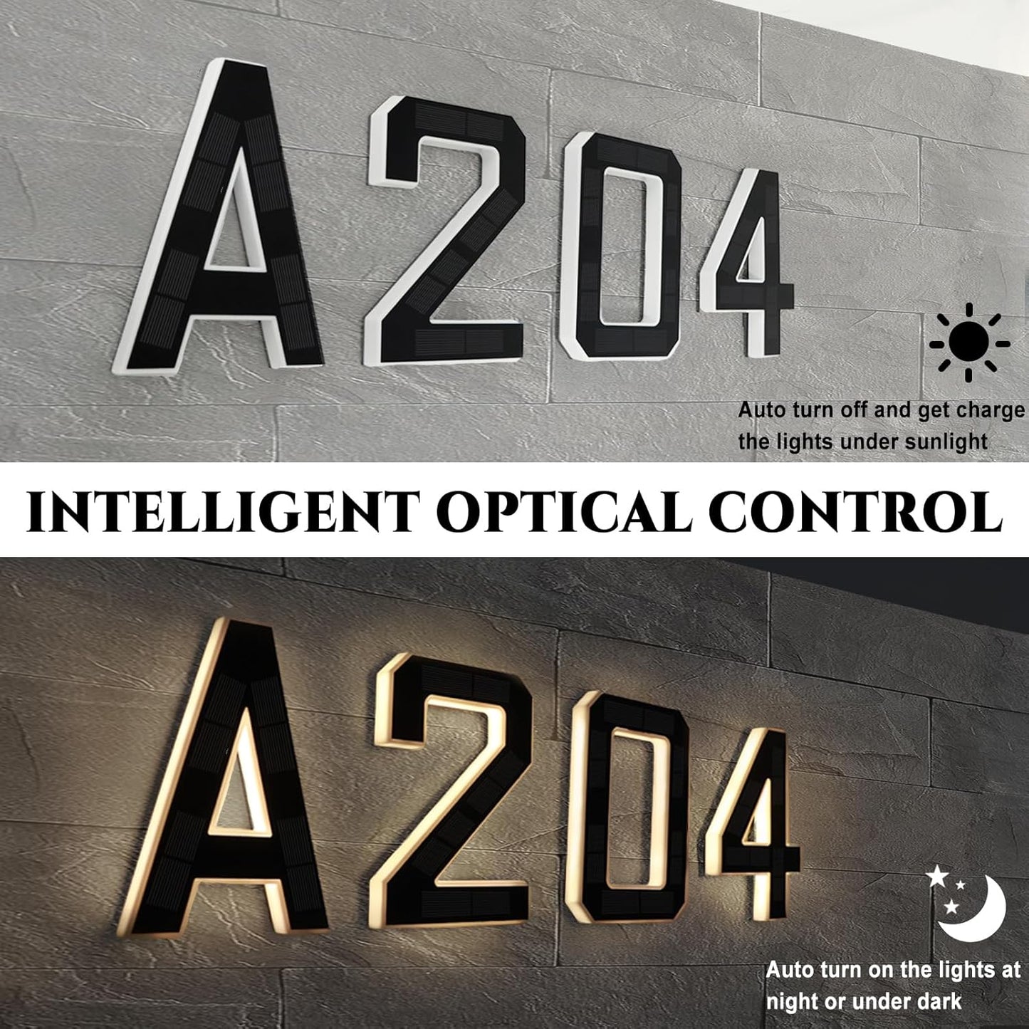 Lumiiva Illuminated Solar House Numbers™