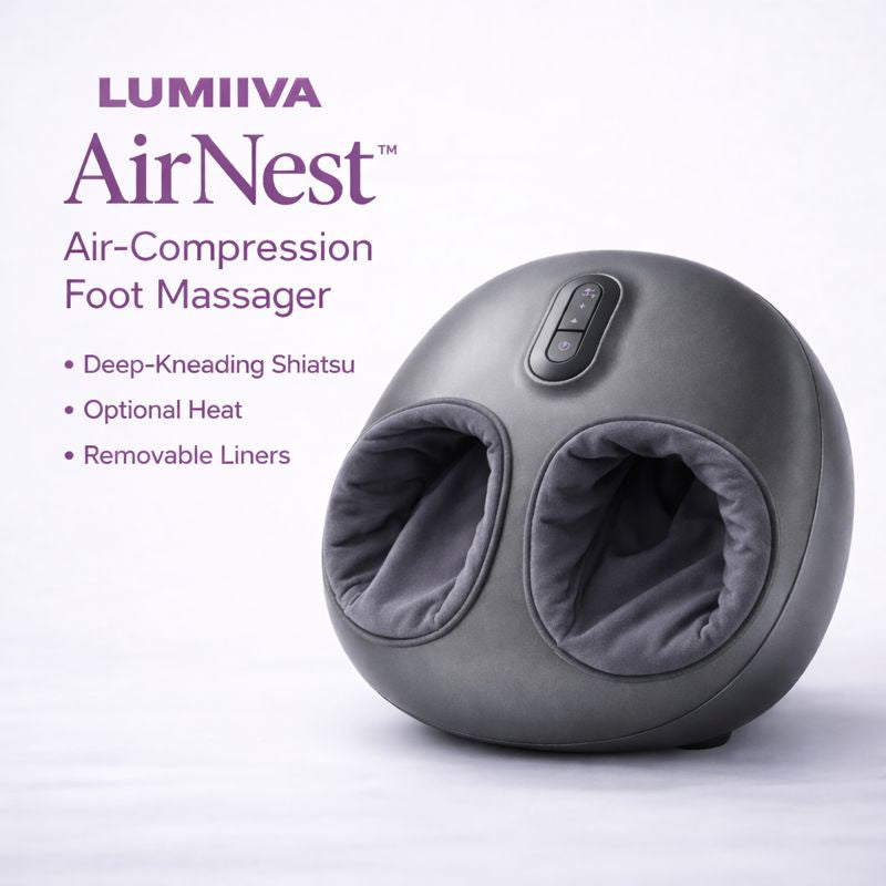 Lumiiva AirNest™ Air-Compression Foot Massager