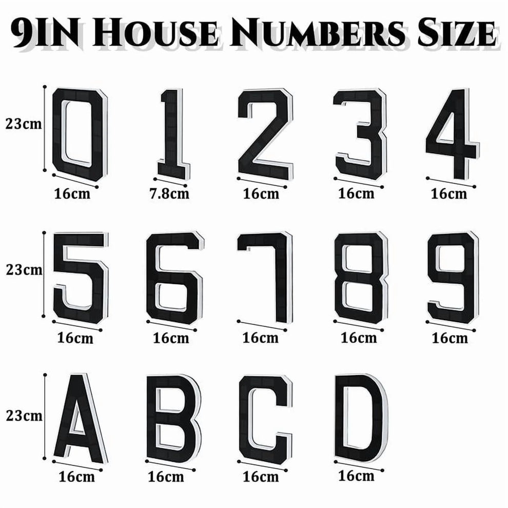 Lumiiva Illuminated Solar House Numbers™