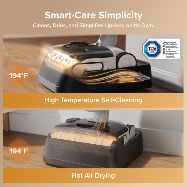 roborock F25 GT Gen 2 Wet Dry Vacuum Cleaner, Cordless Vacuum Mop Combo