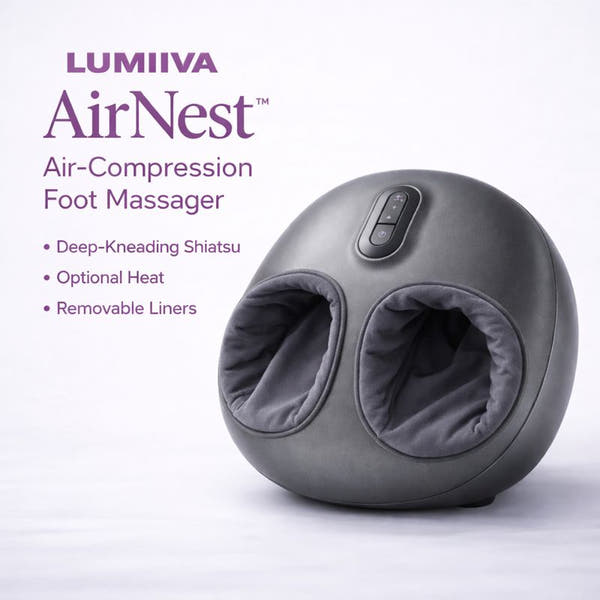 Lumiiva AirNest™ Air-Compression Foot Massager