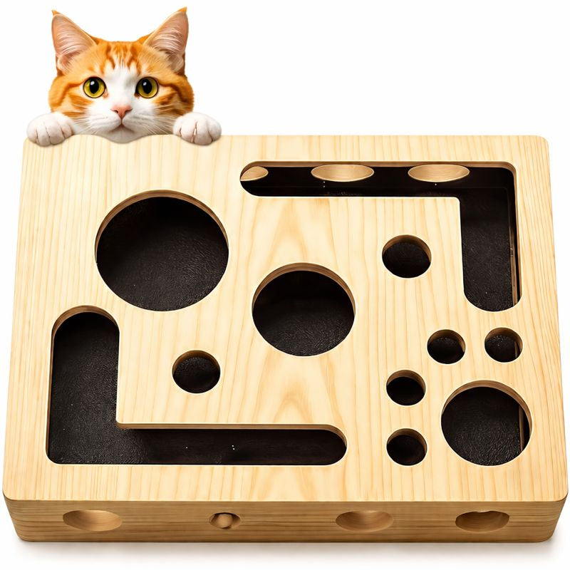 LUMIIVA™ Cat Nail File Scratch Enrichment Box